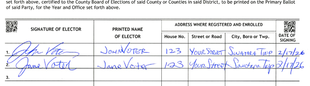 Russ Diamond petition
